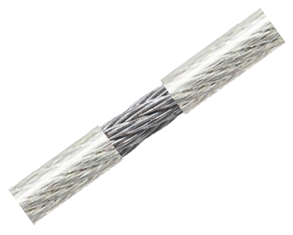 2/3 мм (200м) Трос для растяжки в оплетке ПВХ DIN3055