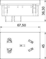  1- STD-CN0M RW1.5 0. . OBO 6120744