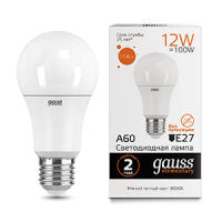   LED Elementary A60 12 E27 3000 1/10/40 Gauss 23212