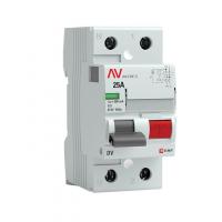 Выключатель дифференциального тока (УЗО) 2п 25А 500мА тип AC DV AVERES EKF rccb-2-25-500-ac-av