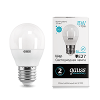   LED Elementary Globe E27 8 4100 Gauss 53228