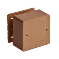 Коробка универсальная для кабель-каналов 85х85х45 корич. IP40 Рувинил 65015К