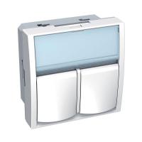  Altira S-one 2RJ45 CAT.6  . SchE ALB47336N