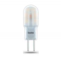 Лампа светодиодная LED1.5-JC/830/G4 1.5Вт капсульная 3000К тепл. бел. G4 115лм 12В Camelion 12021