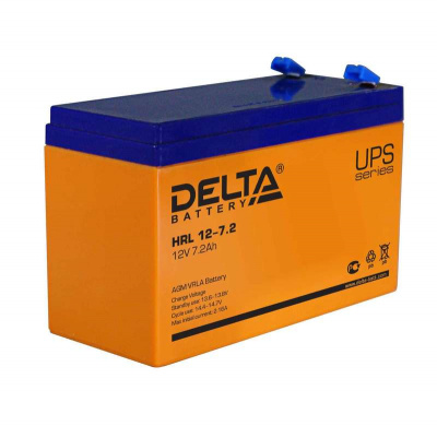 Аккумулятор 12В 7.2А.ч. Delta HRL 12-7.2