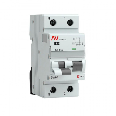   .  1 N B 32 100  AC DVA-6 6 AVERES EKF rcbo6-1pn-32B-100-ac-av