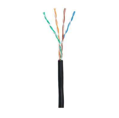  U/UTP 4  .5e  D 100  BC    PE  -40.C . 305 NETLAN EC-UU004-5E-PE-BK