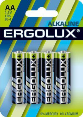    LR6 BL-4 LR6 BL-4 1.5 Alkaline (.4) Ergolux 11748