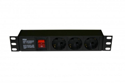   SHE10-3SH-S-IEC 10 250 1U 16 3  Schuko  . .   IEC 60320 C14 Hyperline 255010