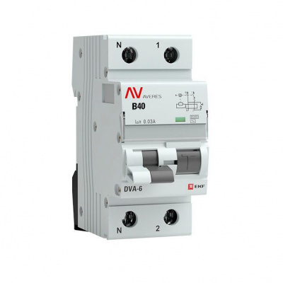   .  1 N C 40 30  AC DVA-6 6 AVERES EKF rcbo6-1pn-40C-30-ac-av