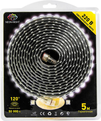   SMD3528 107 60LED/ 24 220 IP67 . 4.8/ (.5) NEON-NIGHT 142-605-05