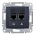   2-  Sedna RJ45 . CAT.6E  SchE SDN5000170
