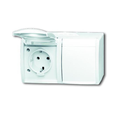  Schuko 2-  Ocean 16 250 . IP44  . ABB 2084-0-0727