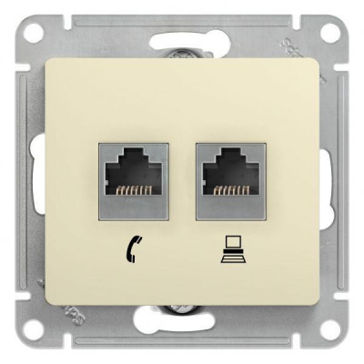   . + . 2-  Glossa RJ11 + RJ45 . SchE GSL000285