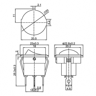    250 6 (3) ON-OFF .   (RWB-214 SC-214 MIRS-101-8) Rexant 36-2573