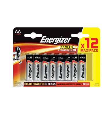    LR6-12BL MAX (12/72/12096) (.12) Energizer 0016843