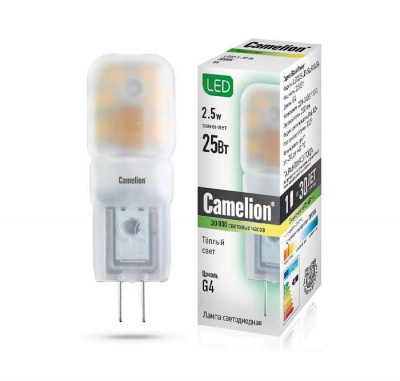   LED2.5-JD-SL/830/G4 2.5  3000 . . G4 200 207-244 Camelion 12347