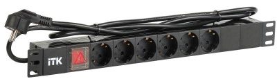   6- PDU (. .) DIN49440  LED . 1U  2  DIN49441   . ITK PH12-6D1-P