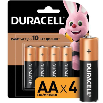   LR MN 1500/LR6 Basic BP-4 (.4) Duracell 0014045/0026815