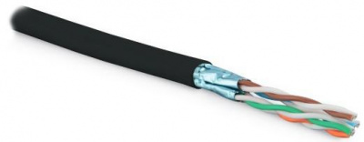  UFTP4-C6-SOLID-OUTDOOR-LSZH-BK-500   . FTP (F/UTP) . 6; 4  (23 AWG)  (solid)  .  LSZH (500) . Hyperline 227934