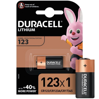    CR 123 BP-1 ULTRA (.1) Duracell A0001263