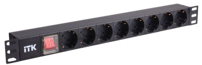   8  PDU (. .)  LED . 1U   . C14 .    ITK PH12-8D3